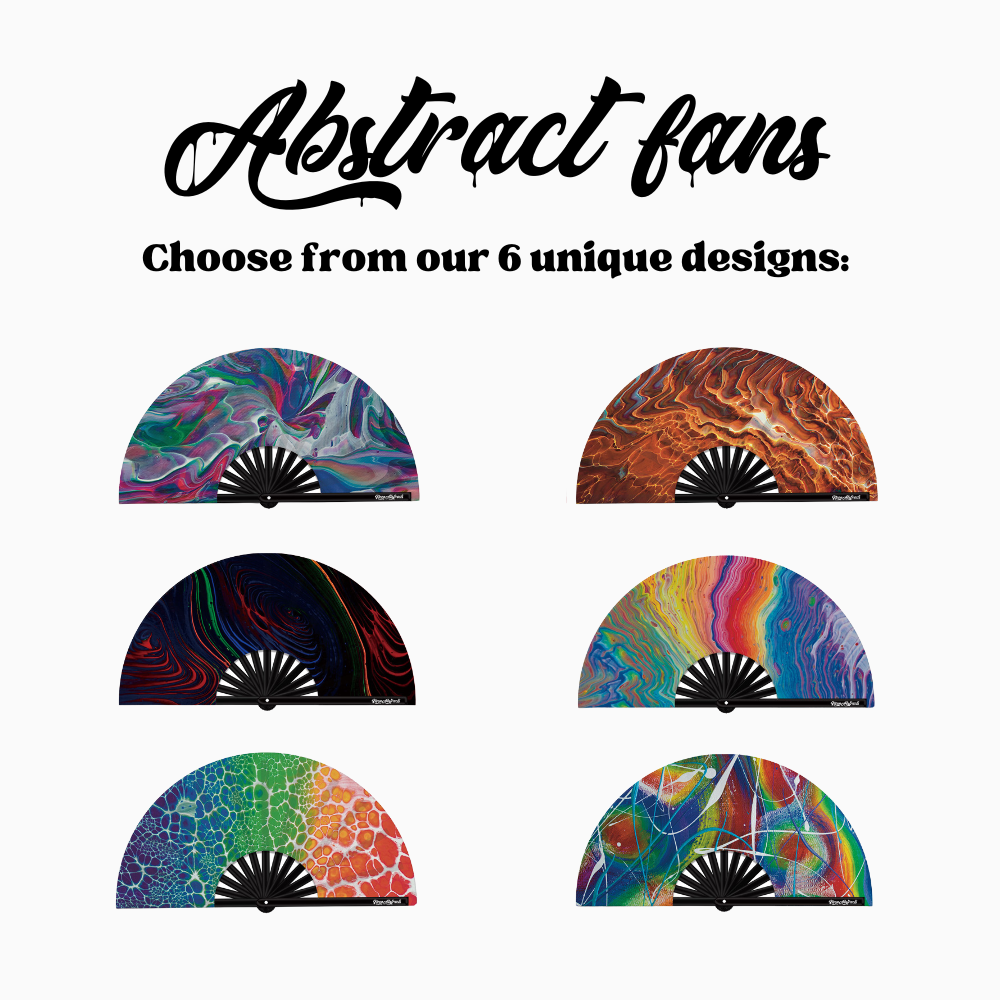 CLEARANCE // Abstract Rave Fans