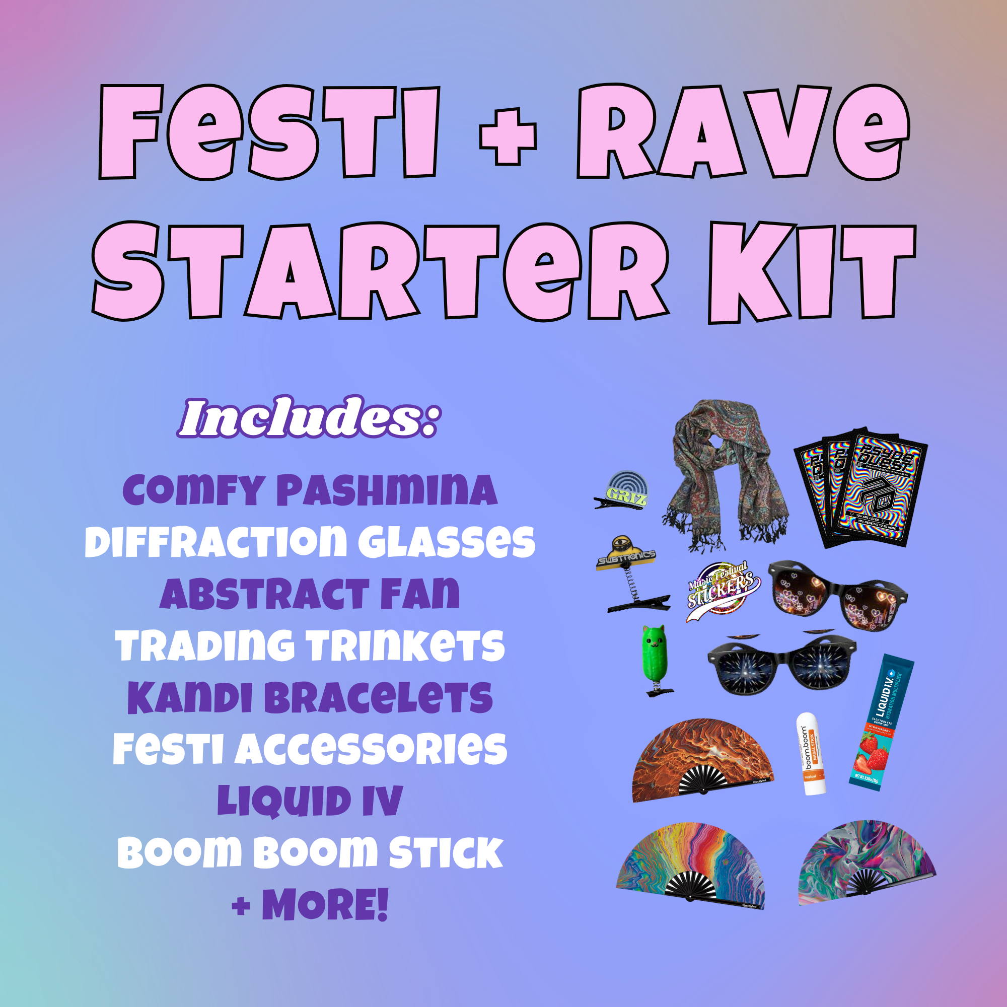 First Rave Editor Festival + Rave Starter Kit – Neon Abstracts: Rave Kits