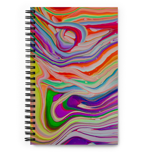 Abstract Spiral Notebooks